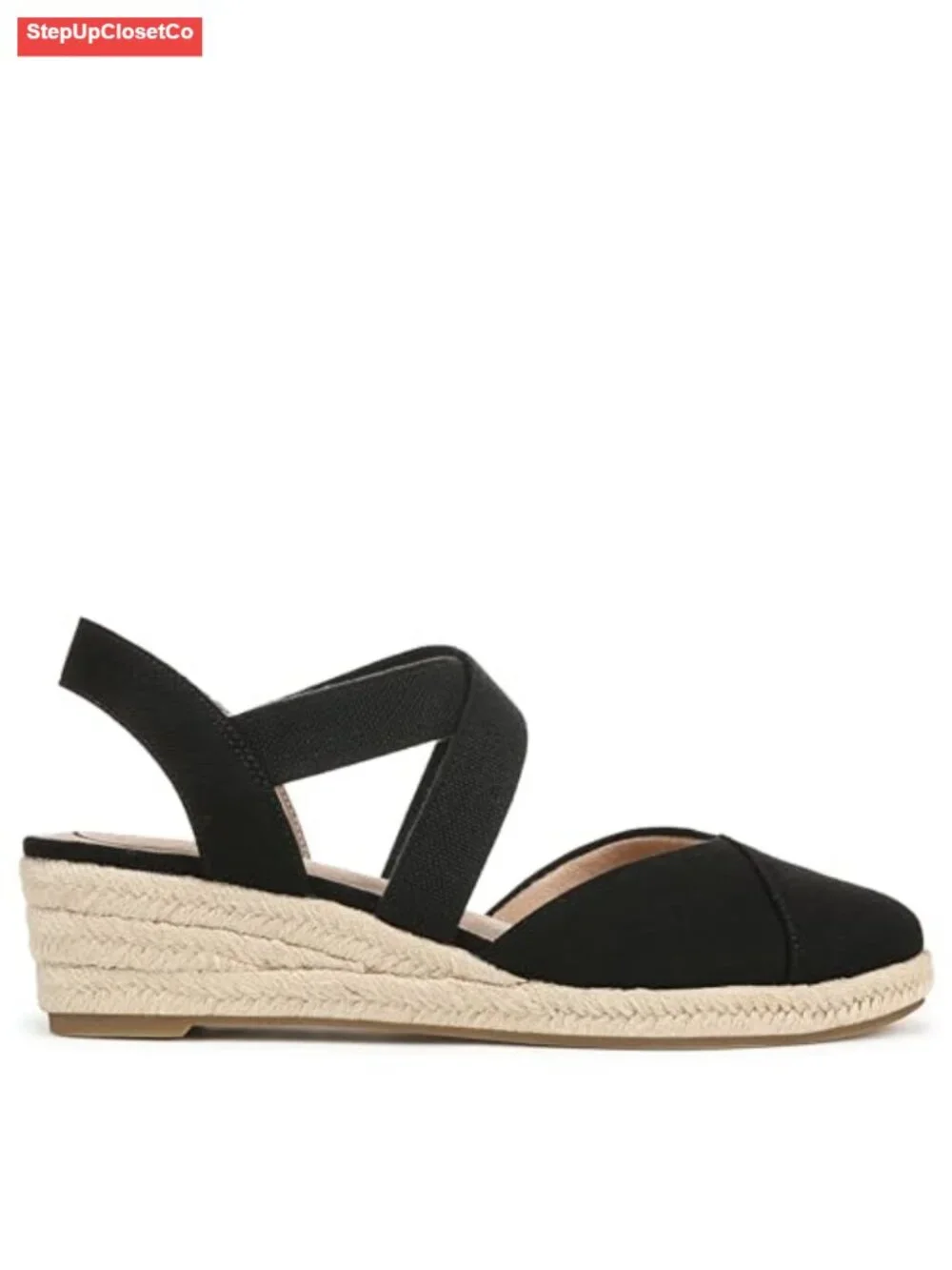 Comfortable Women's Espadrille Wedge Sandals with Soft System Technology